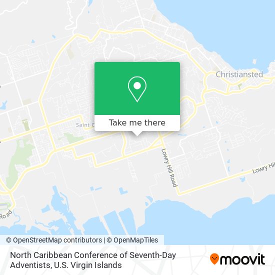 North Caribbean Conference of Seventh-Day Adventists map