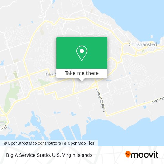 Big A Service Statio map