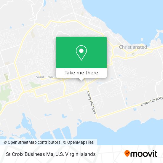 St Croix Business Ma map