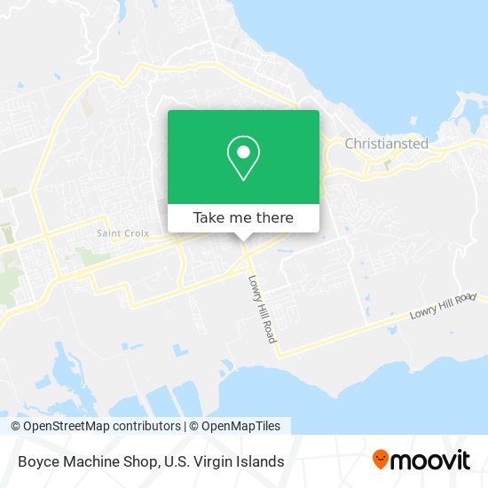 Mapa Boyce Machine Shop