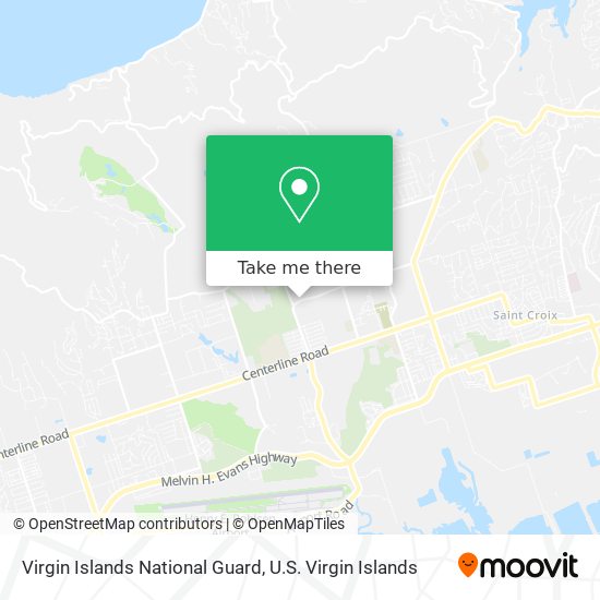 Mapa Virgin Islands National Guard