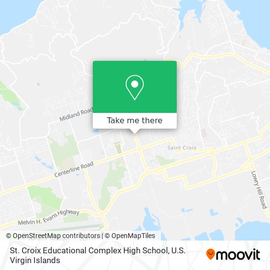 Mapa St. Croix Educational Complex High School