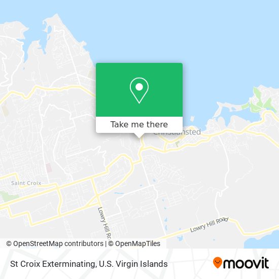 Mapa St Croix Exterminating