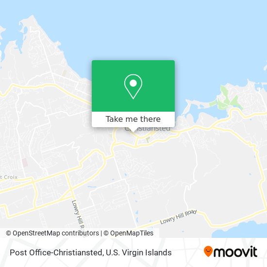 Post Office-Christiansted map