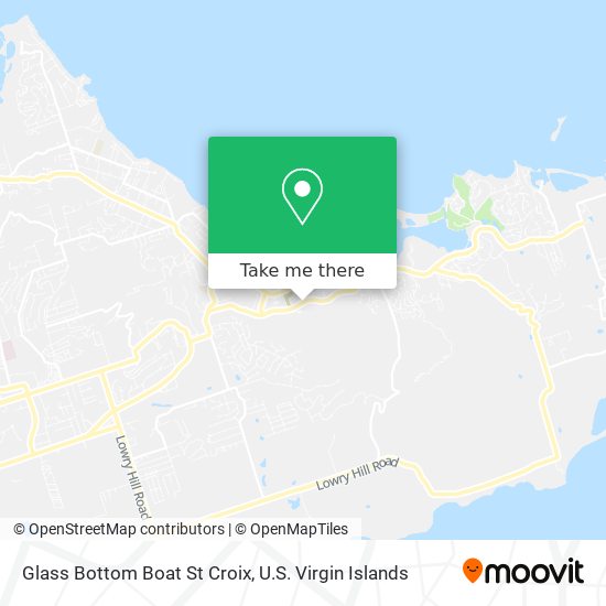 Glass Bottom Boat St Croix map