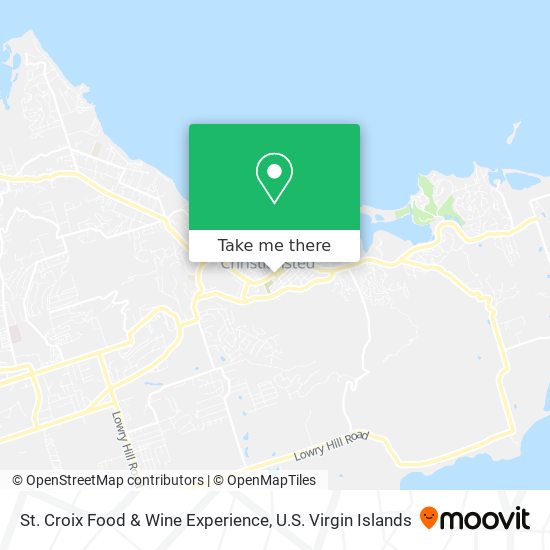 St. Croix Food & Wine Experience map