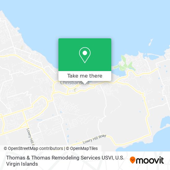Mapa Thomas & Thomas Remodeling Services USVI