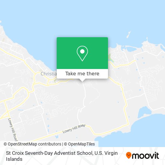 Mapa St Croix Seventh-Day Adventist School