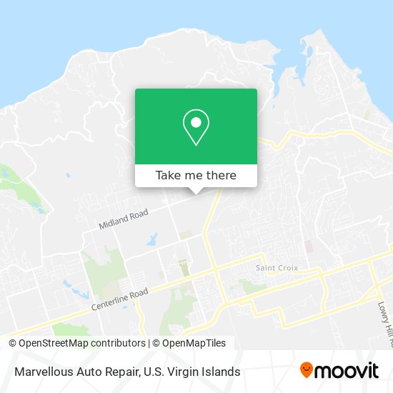 Mapa Marvellous Auto Repair