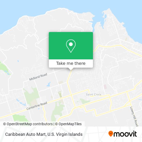 Caribbean Auto Mart map