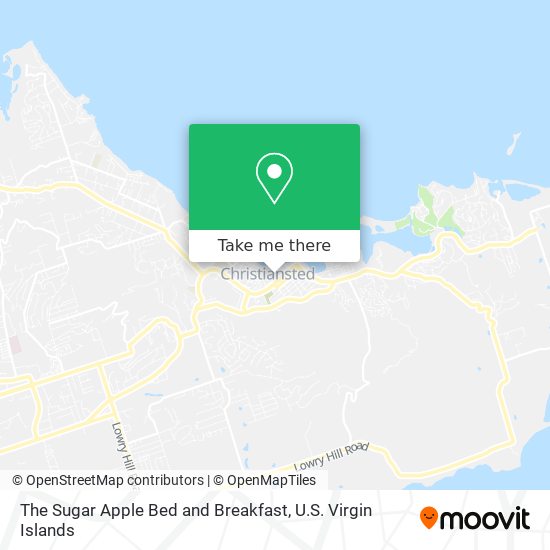The Sugar Apple Bed and Breakfast map