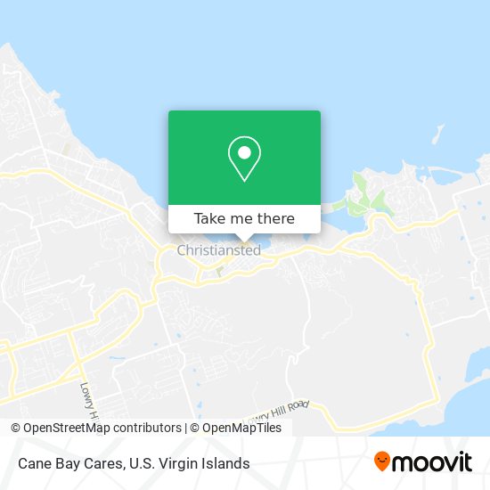 Mapa Cane Bay Cares