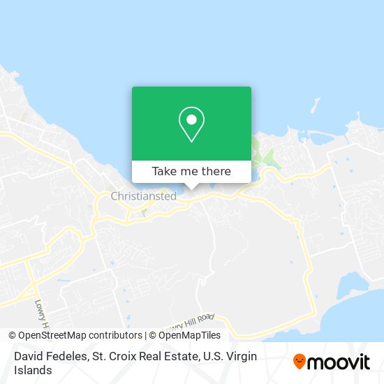 David Fedeles, St. Croix Real Estate map