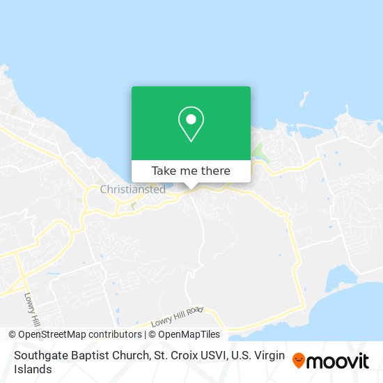 Mapa Southgate Baptist Church, St. Croix USVI