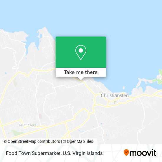Mapa Food Town Supermarket