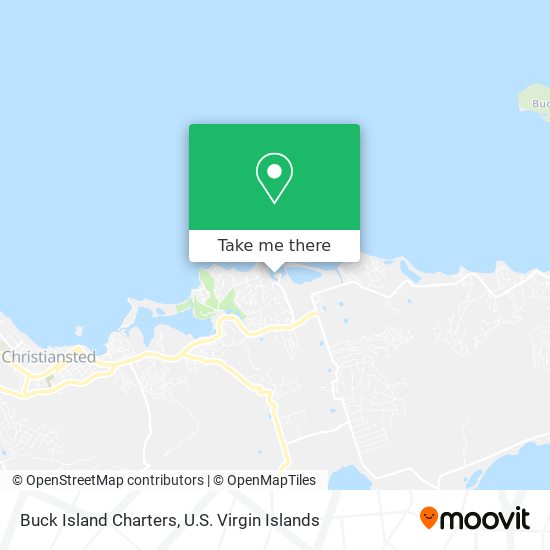 Mapa Buck Island Charters