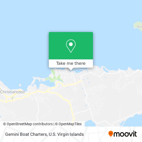 Mapa Gemini Boat Charters