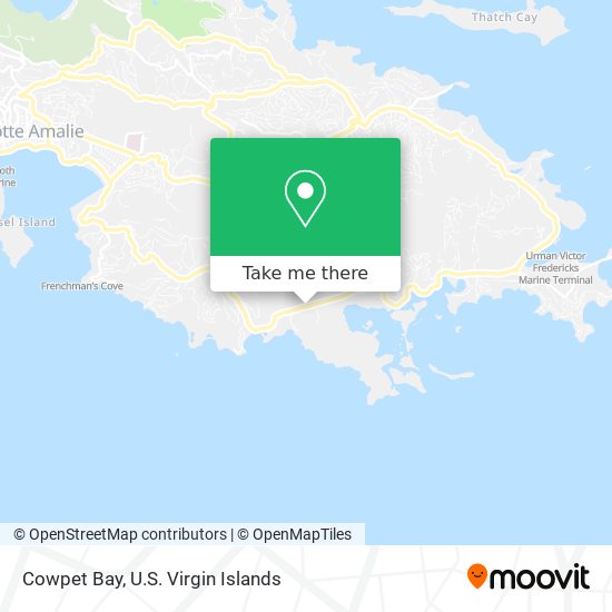 Cowpet Bay map