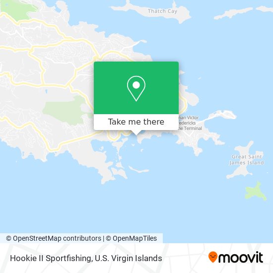 Hookie II Sportfishing map