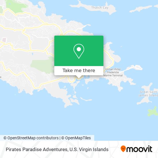Mapa Pirates Paradise Adventures