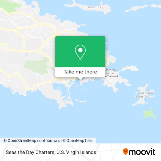 Seas the Day Charters map