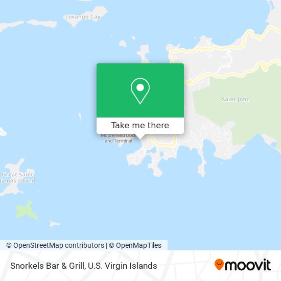 Mapa Snorkels Bar & Grill