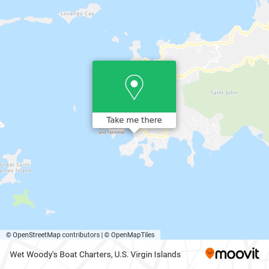 Wet Woody's Boat Charters map