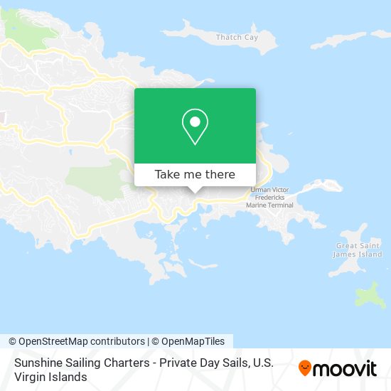 Sunshine Sailing Charters - Private Day Sails map