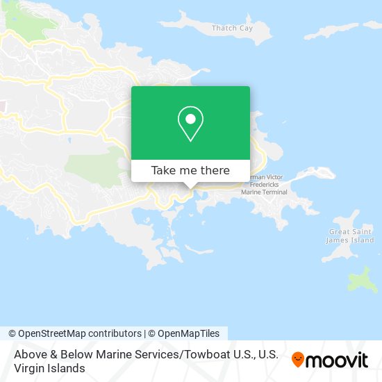 Above & Below Marine Services / Towboat U.S. map
