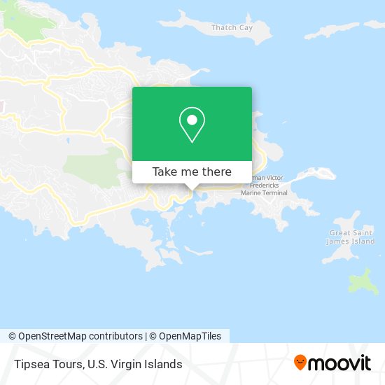 Tipsea Tours map