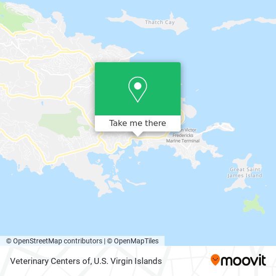 Veterinary Centers of map