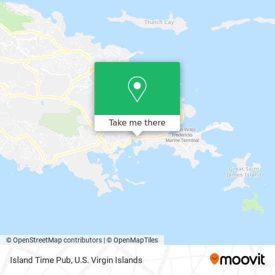 Island Time Pub map
