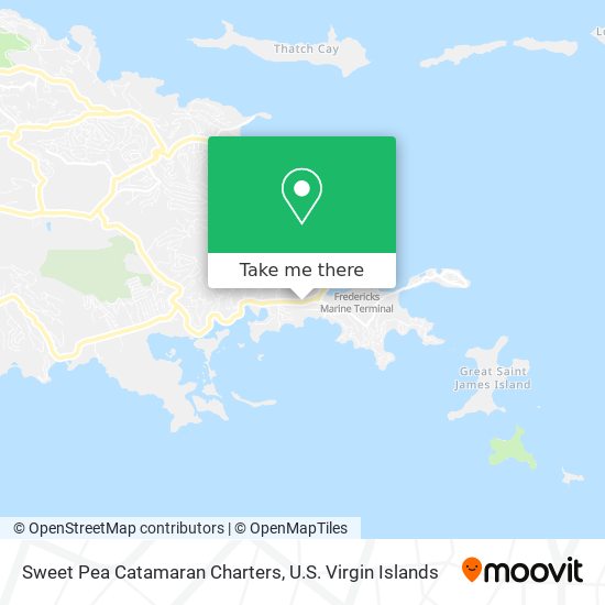 Sweet Pea Catamaran Charters map