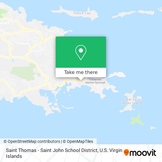 Saint Thomas - Saint John School District map