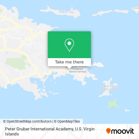 Mapa Peter Gruber International Academy