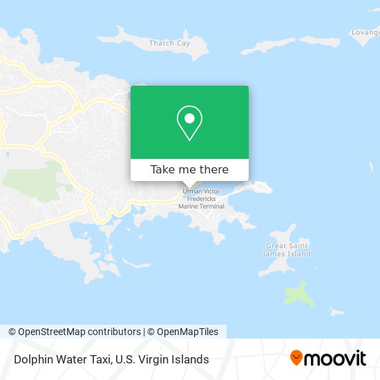 Mapa Dolphin Water Taxi