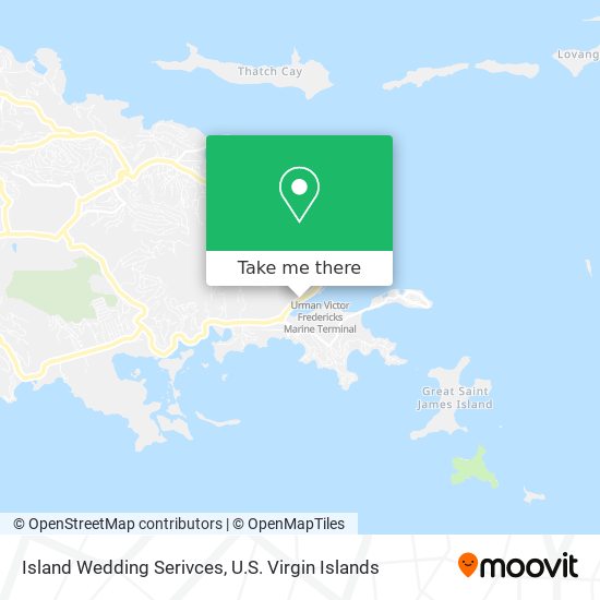 Island Wedding Serivces map
