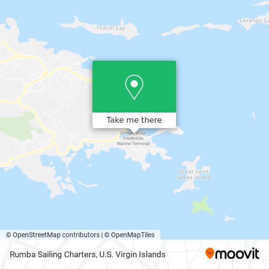 Mapa Rumba Sailing Charters