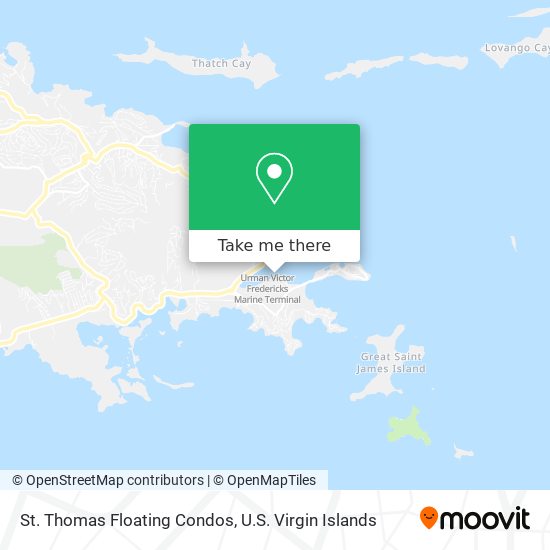 St. Thomas Floating Condos map