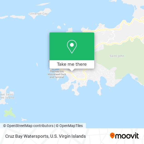 Mapa Cruz Bay Watersports
