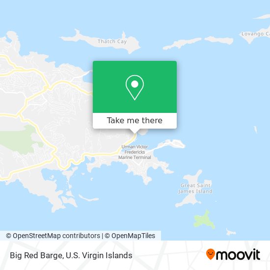 Big Red Barge map