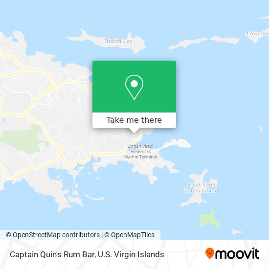 Captain Quin's Rum Bar map