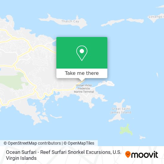 Ocean Surfari - Reef Surfari Snorkel Excursions map