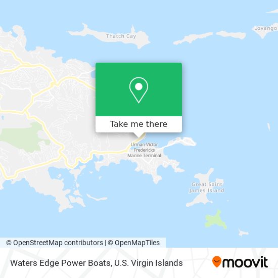 Waters Edge Power Boats map