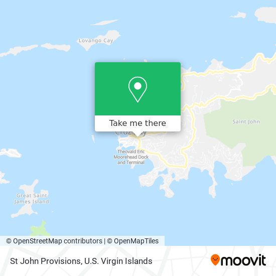 Mapa St John Provisions