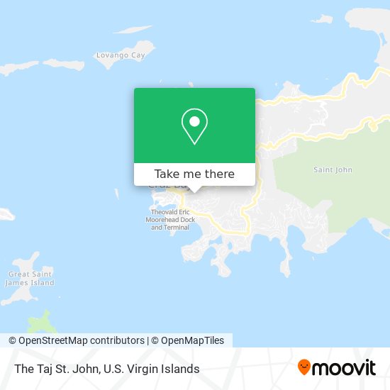 The Taj St. John map