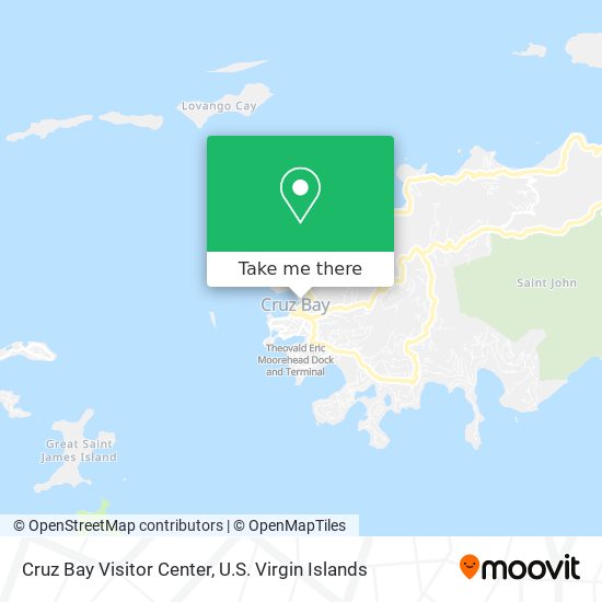 Mapa Cruz Bay Visitor Center