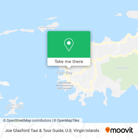 Joe Glasford Taxi & Tour Guide map