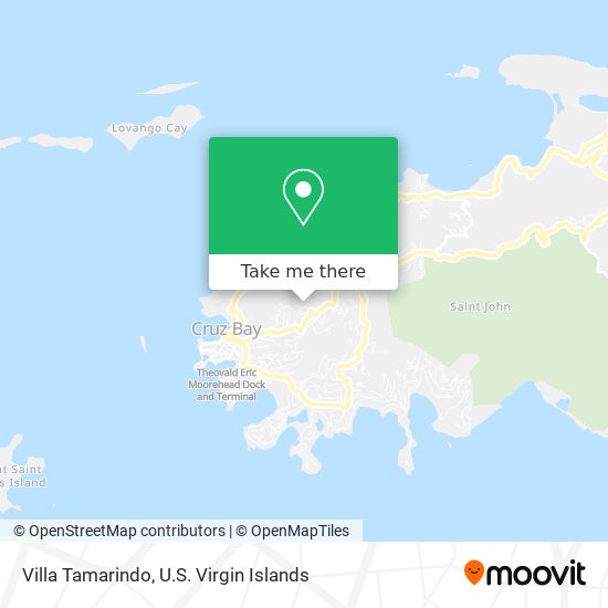 Villa Tamarindo map