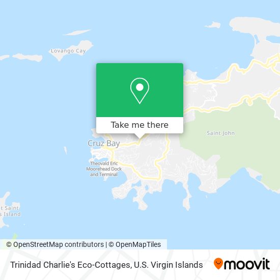 Trinidad Charlie's Eco-Cottages map